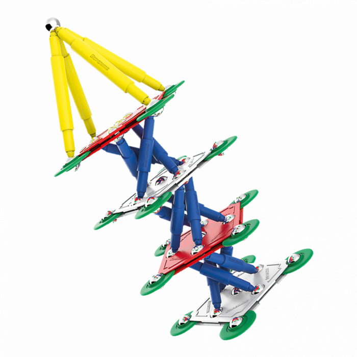 Set de constructie magnetic Supermag Classic, 98 piese [2]