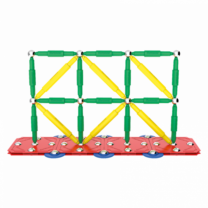 Set de constructie magnetic Supermag Classic, 98 piese [5]