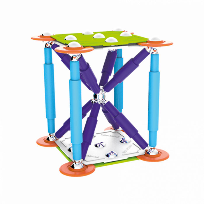 Set de constructie magnetic Supermag Color, 48 piese [3]