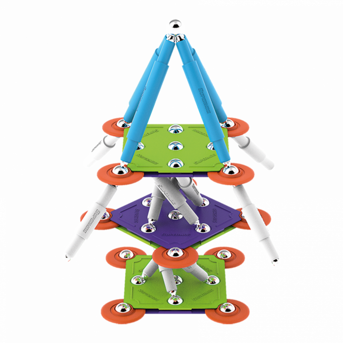 Set de constructie magnetic Supermag Color, 72 piese [5]