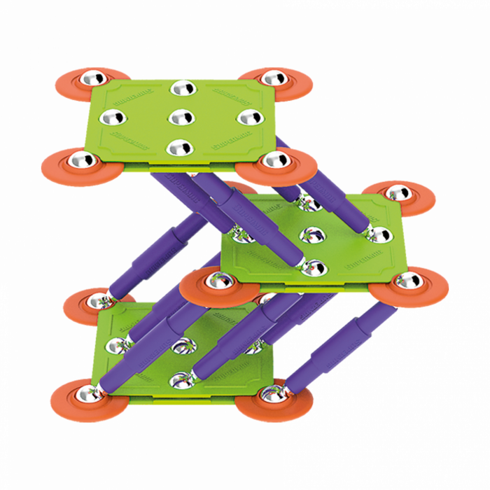 Set de constructie magnetic Supermag Color, 72 piese [7]