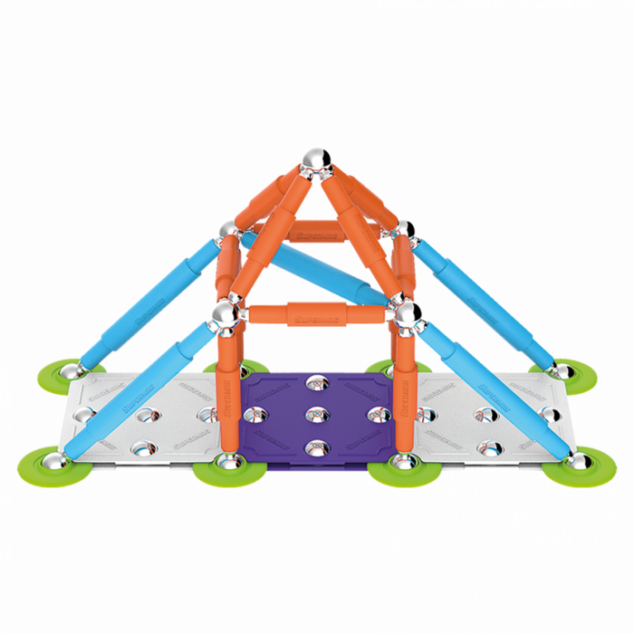 Set de constructie magnetic Supermag Color, 72 piese [8]