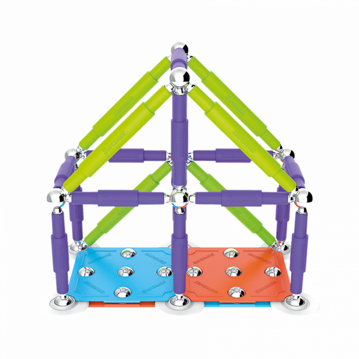 Set de constructie magnetic Supermag Color, 98 piese [3]