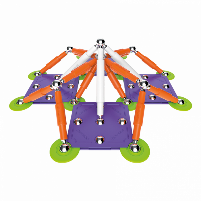 Set de constructie magnetic Supermag Color, 98 piese [9]