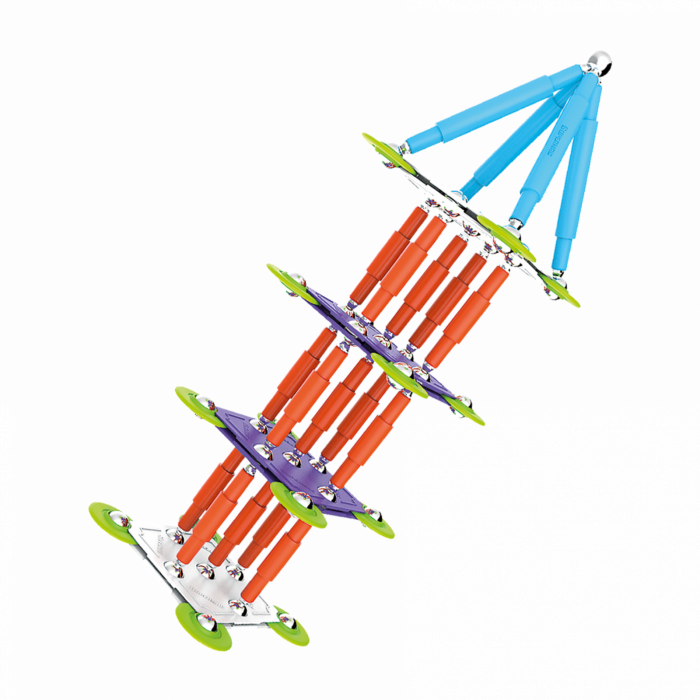 Set de constructie magnetic Supermag Color, 98 piese [6]