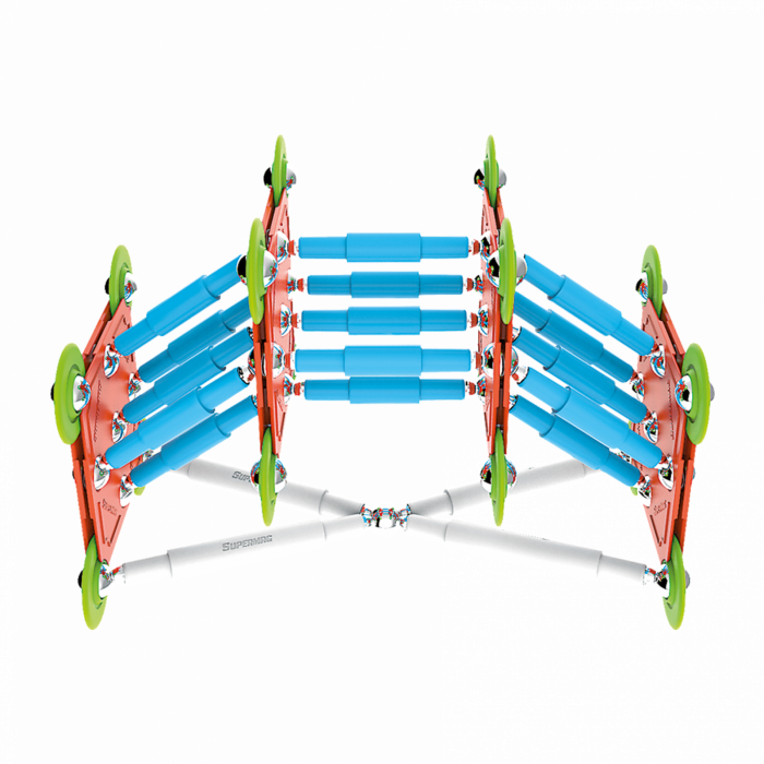 Set de constructie magnetic Supermag Color, 98 piese [7]