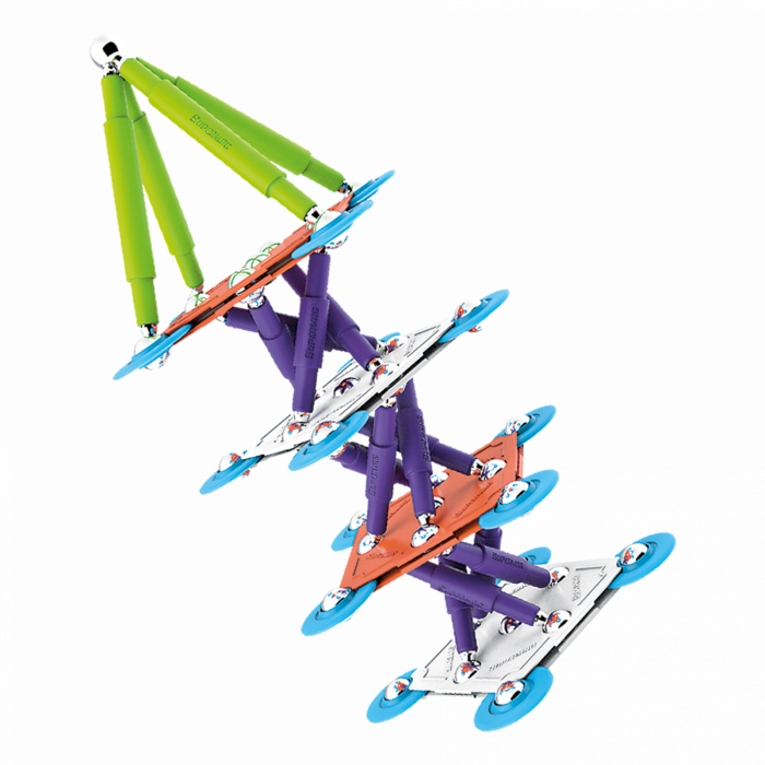 Set de constructie magnetic Supermag Color, 98 piese [5]