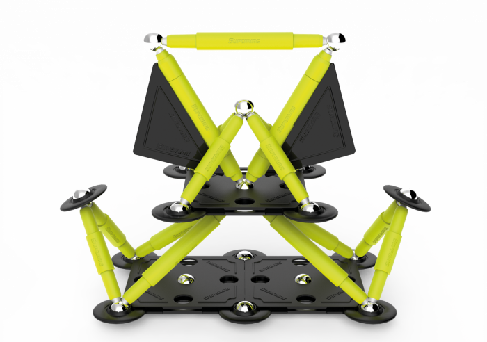 Set de constructie magnetic Supermag Projects Tehnicolor, 60 piese [4]
