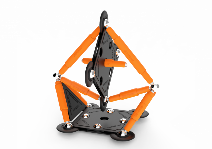 Set de constructie magnetic Supermag Projects Tehnicolor, 60 piese [5]