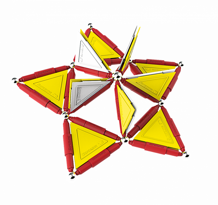Set de constructie magnetic Supermag Tags, 116 piese [4]