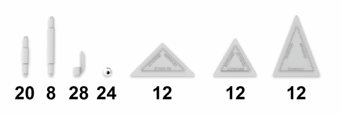 Set de constructie magnetic Supermag Tags, 116 piese [10]