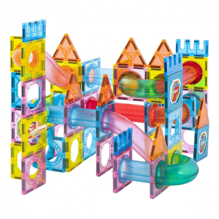 Set de constructie Marble Run, Magnetiles, XL, 96 piese, Moxy [3]