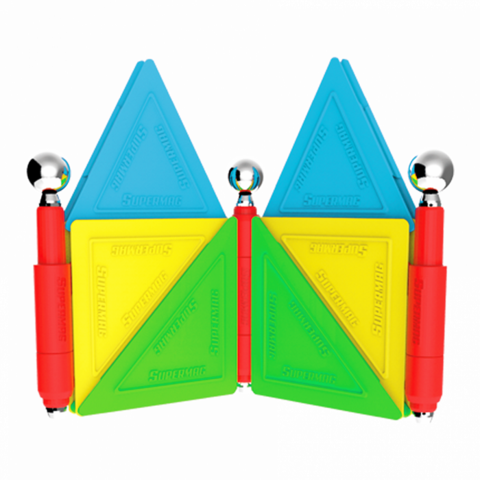 Set de constructie masini cu piese magnetice Supermag, 50 piese [7]