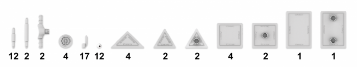 Set de constructie masini cu piese magnetice Supermag, 65 piese [3]