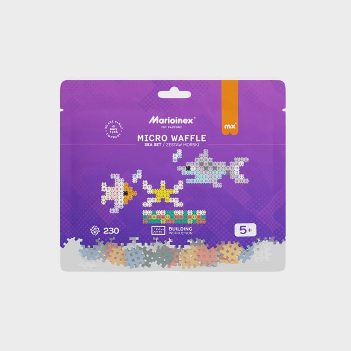 Set de constructie, Ocean, 230 piese, Micro Waffles, Marioinex [1]