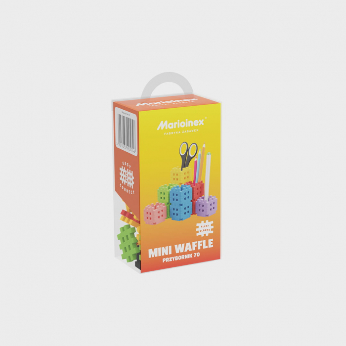Set de constructie, Organizator de birou, 70 piese, Mini Waffles, Marioinex [1]