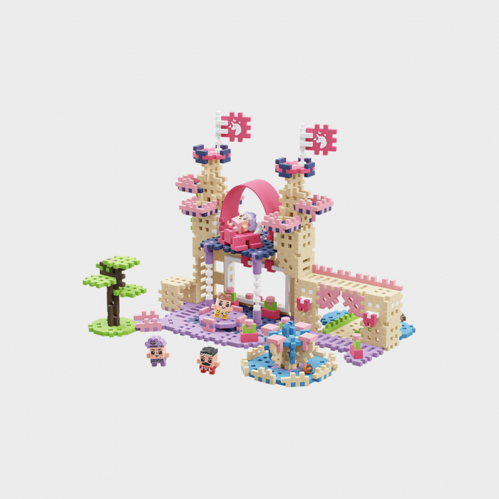 Set de constructie, Printese, 280 piese, Mini Waffles, Marioinex [2]