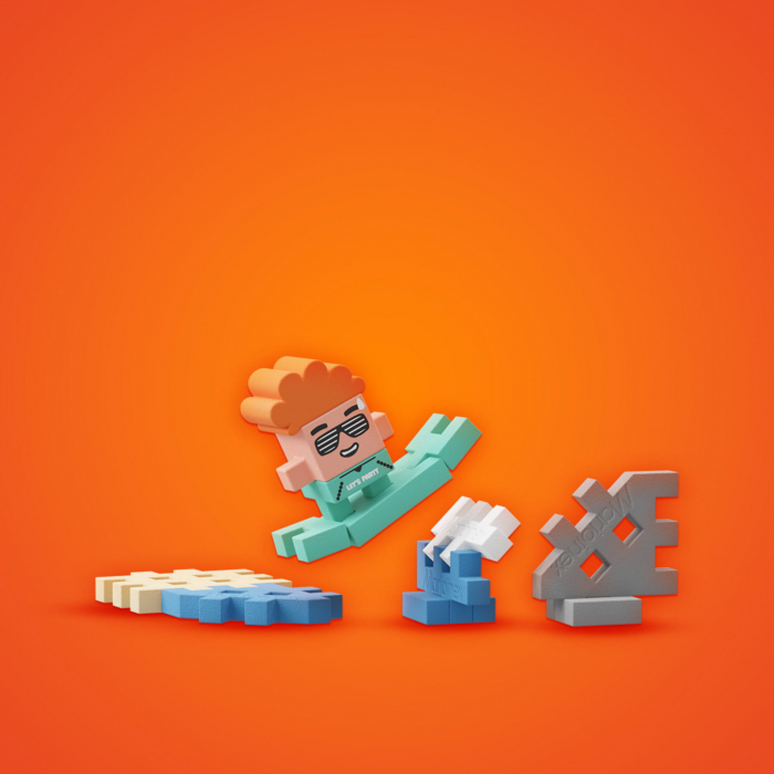 Set de constructie, Surpriza, Mini Waffles, Marioinex [7]