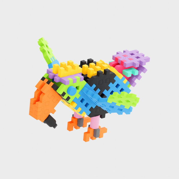 Set de constructie, Tucan, 50 piese, Mini Waffles, Marioinex [2]