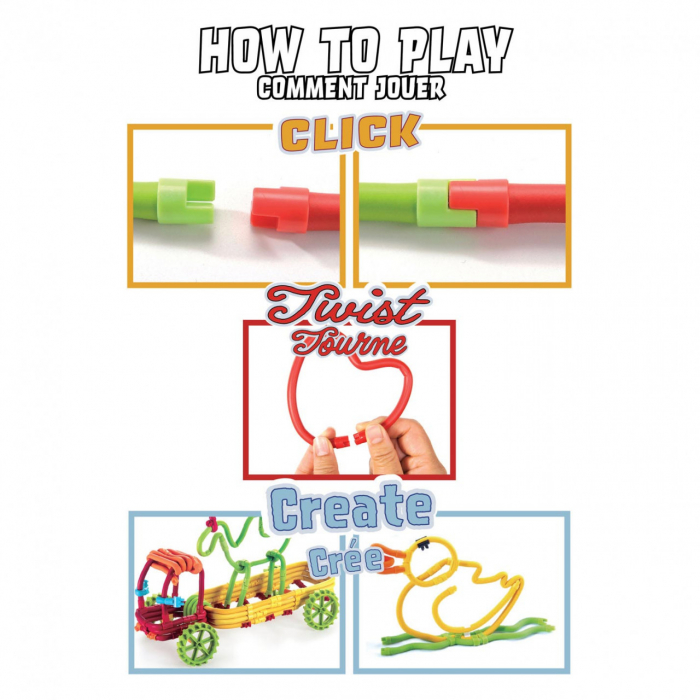 Set de construit cu magnet Spaghetteez 35 piese [3]