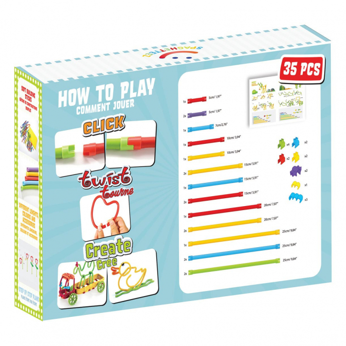 Set de construit cu magnet Spaghetteez 35 piese [2]