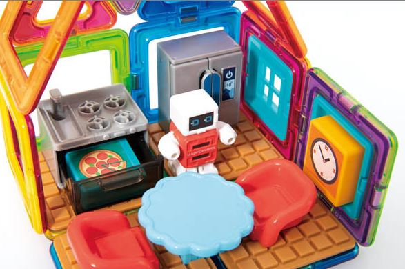 Set de construit Magformers- Bucătarie, 33 piese [4]