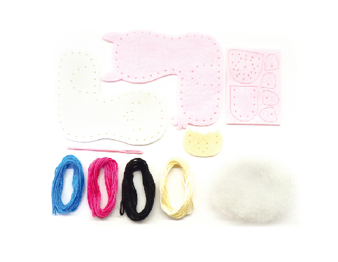 Set de cusut DIY - decoratiune topper pentru creion - Lama [3]
