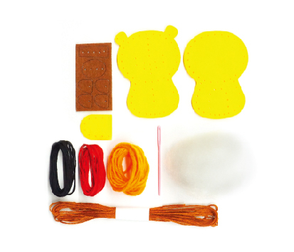 Set de cusut DIY - decoratiune topper pentru creion - Leu [3]