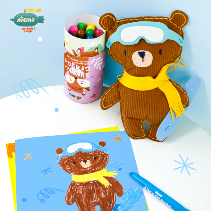 Set de cusut Prietenul Meu Animal - Ursul Schior [2]