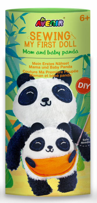 Set de cusut Prima Mea Papusa, Mama si puiul Panda [1]