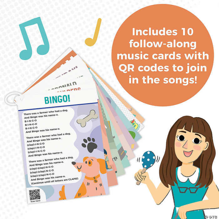 Set de instrumente muzicale din lemn si activitati, Music Jam with Ms. Sarah Jane Music Activity Set [5]