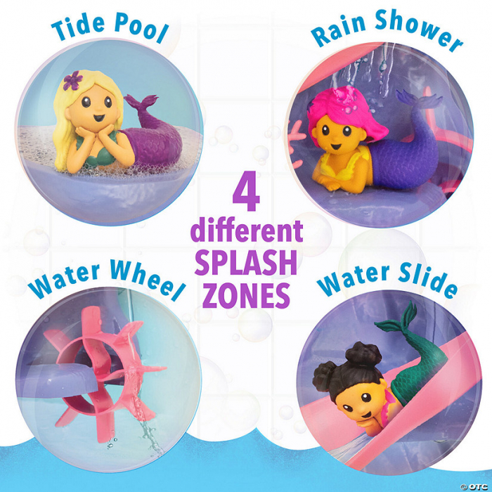 Set de joaca pentru baie, magie cu sirene, Mermaid Color Splash Water Park [4]