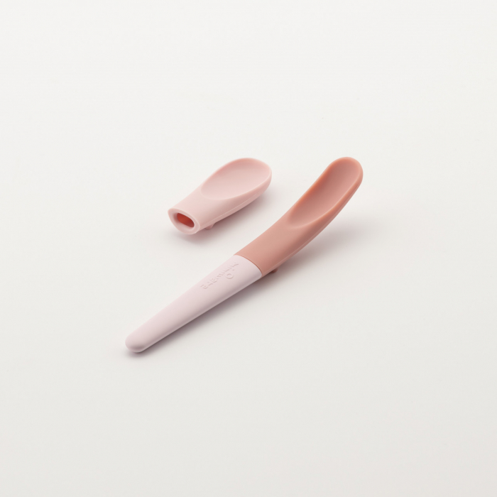 Set de lingurite 2 in 1 bebelusi Miniware Pre2PRO, 100% din materiale naturale biodegradabile, Pink Antioxidant [2]