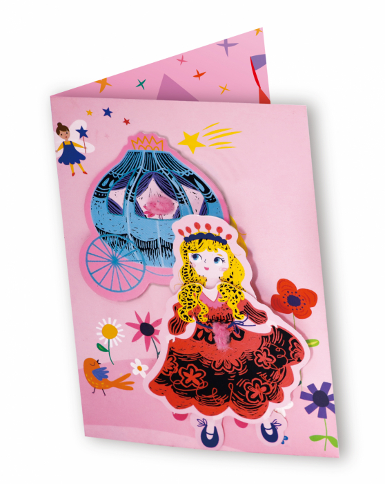 Set de razuit si realizat Felicitari - Printese [2]