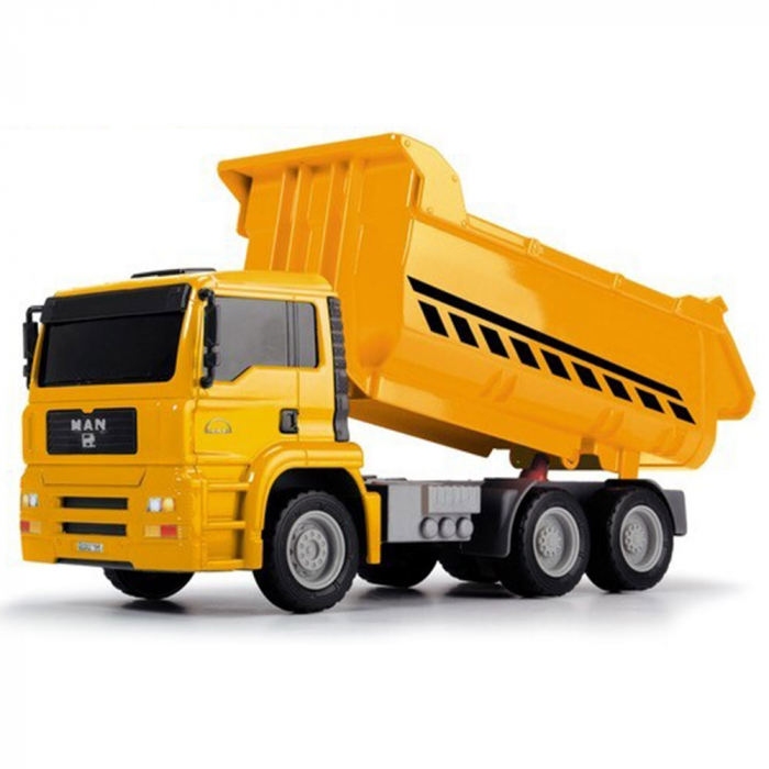 Set Dickie Toys Construction Twin Pack camion basculant MAN si buldozer Liebherr L566 Xpower [3]