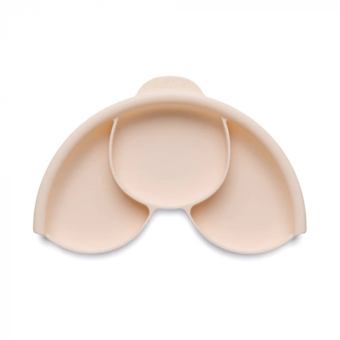 Set diversificare hrana bebelusi Miniware Healthy Meal, 100% din materiale naturale biodegradabile, 3 piese, Toffee/Peach [4]