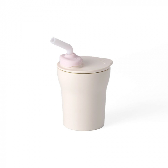 Set diversificare hrana bebelusi Miniware Little Foodie, 100% din materiale naturale biodegradabile, 6 piese, Vanilla+Cotton candy [7]