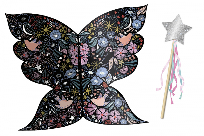 Set DIY Aripi de zana forma de fluture si bagheta magica [2]
