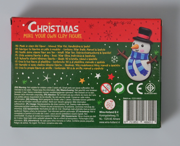 Set DIY Creeaza propria figurina din plastilina, tematica Craciun [2]