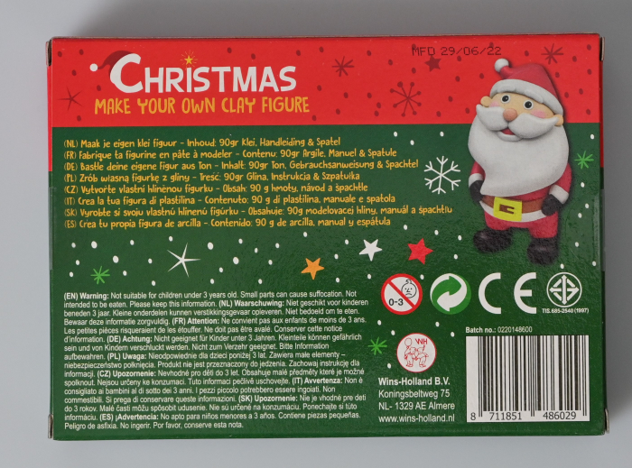 Set DIY Creeaza propria figurina din plastilina, tematica Craciun [2]