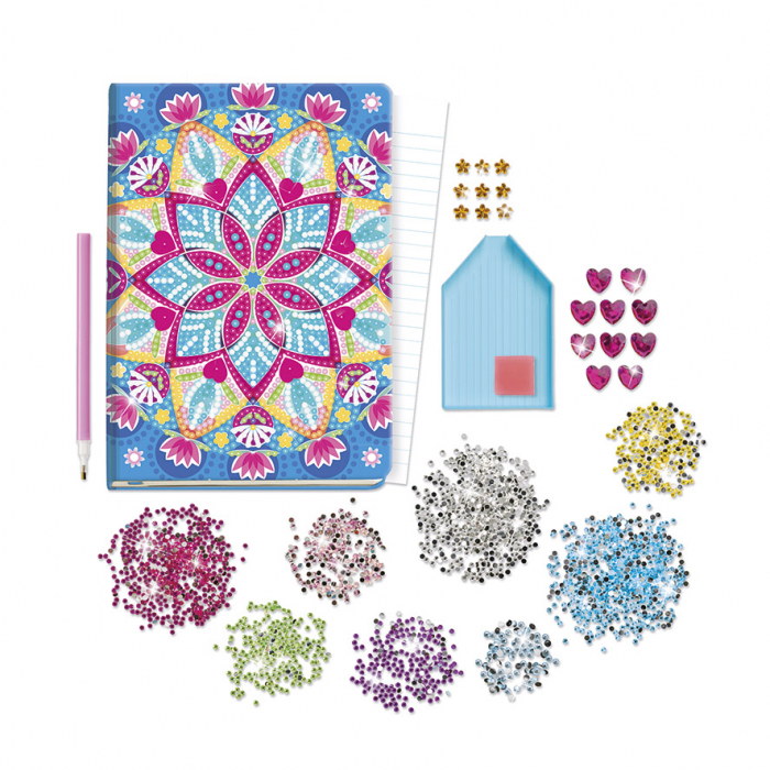 Set DIY Jurnalul meu cu lotus mandala si diamante, Totum [5]