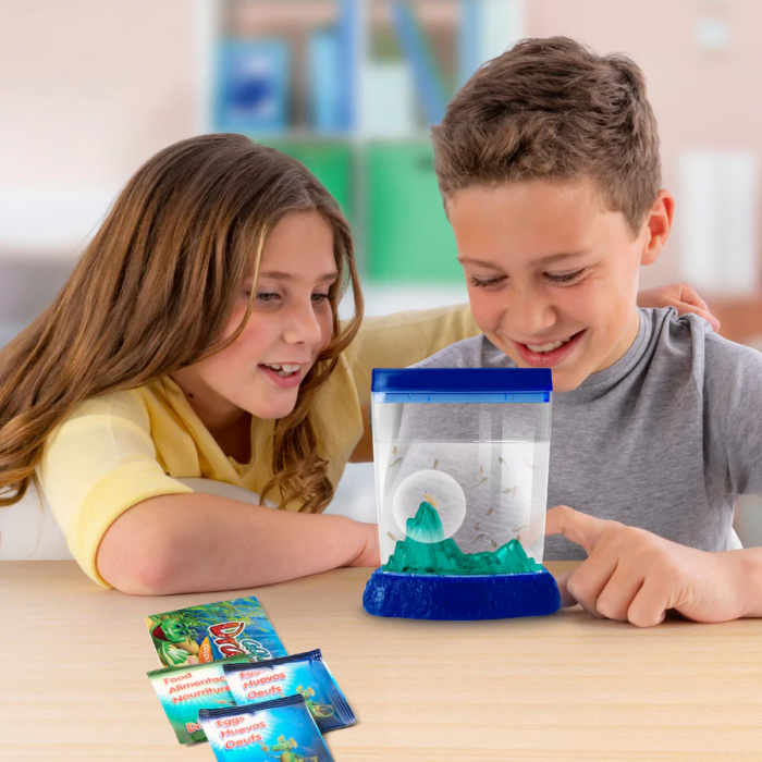 Set educativ STEM - AQUA DRAGONS® Habitat Deluxe in culori schimbatoare si LED-uri [5]