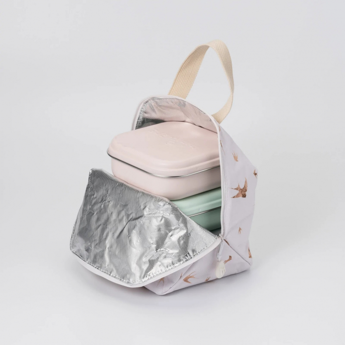 Set geanta termoizolanta Mealtote cu cutie Grow bento, Miniware Ready Go! Bento, 4 piese, Golden Swallow [6]
