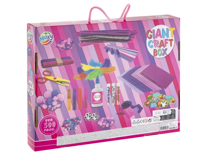 Set gigant accesorii creative, Giant Craft Box, roz [2]