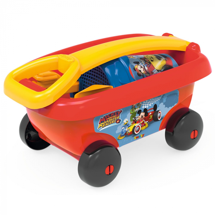 Set jucarii nisip Smoby Carucior Mickey cu accesorii [2]