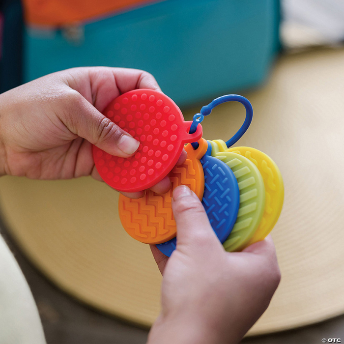Set jucarii senzoriale cu texturi, Sensory Genius Fun & Focus Pack: Textures Fidget To [2]