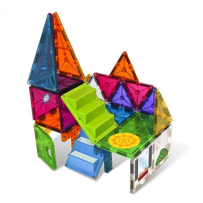 Set magnetic cu autocolante Magna-Tiles House (28 piese) [2]