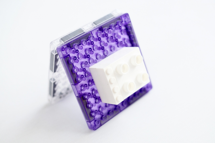 Set magnetic de construit Brick Tiles 16 piese, Cleverclixx [5]