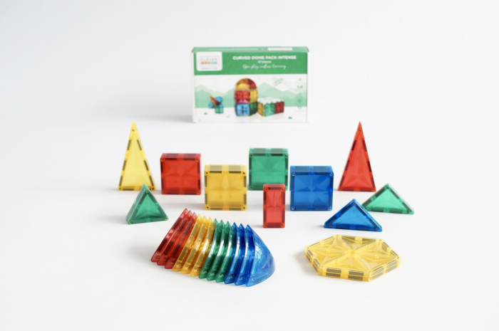 Set magnetic de construit Dome 47 piese, Cleverclixx [4]