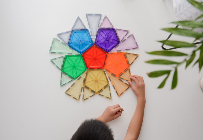 Set magnetic Magblox - 6 piese magnetice pentagon pentru constructie [6]